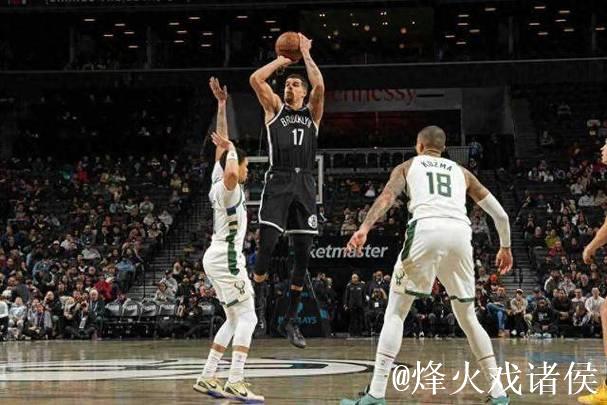 篮网狂胜雄鹿45分，9人得分上双追平队史纪录